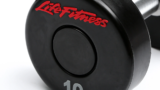 life 5-100 dumbbell set rubber coating3