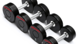 life 5-100 dumbbell set rubber coating4