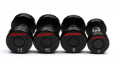 life 5-100 dumbbell set rubber coating5